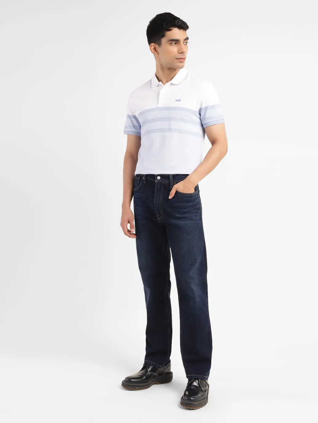 Men's 511 Blue Slim Fit Mid Rise Jeans 1