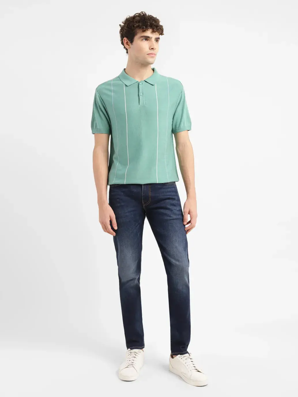 Men's 511 Blue Slim Fit Mid Rise Jeans 1