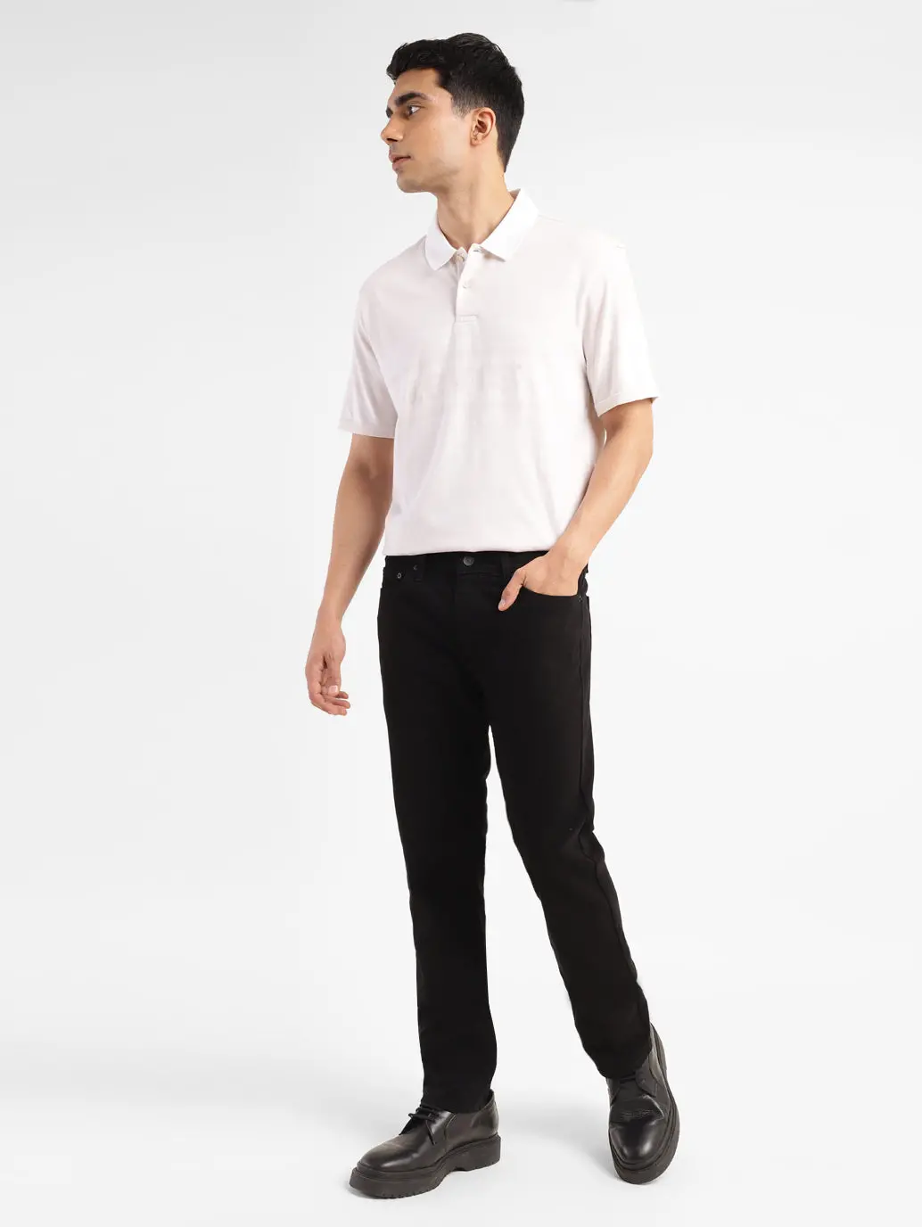 Men's 511 Black Slim Fit Mid Rise Jeans 1