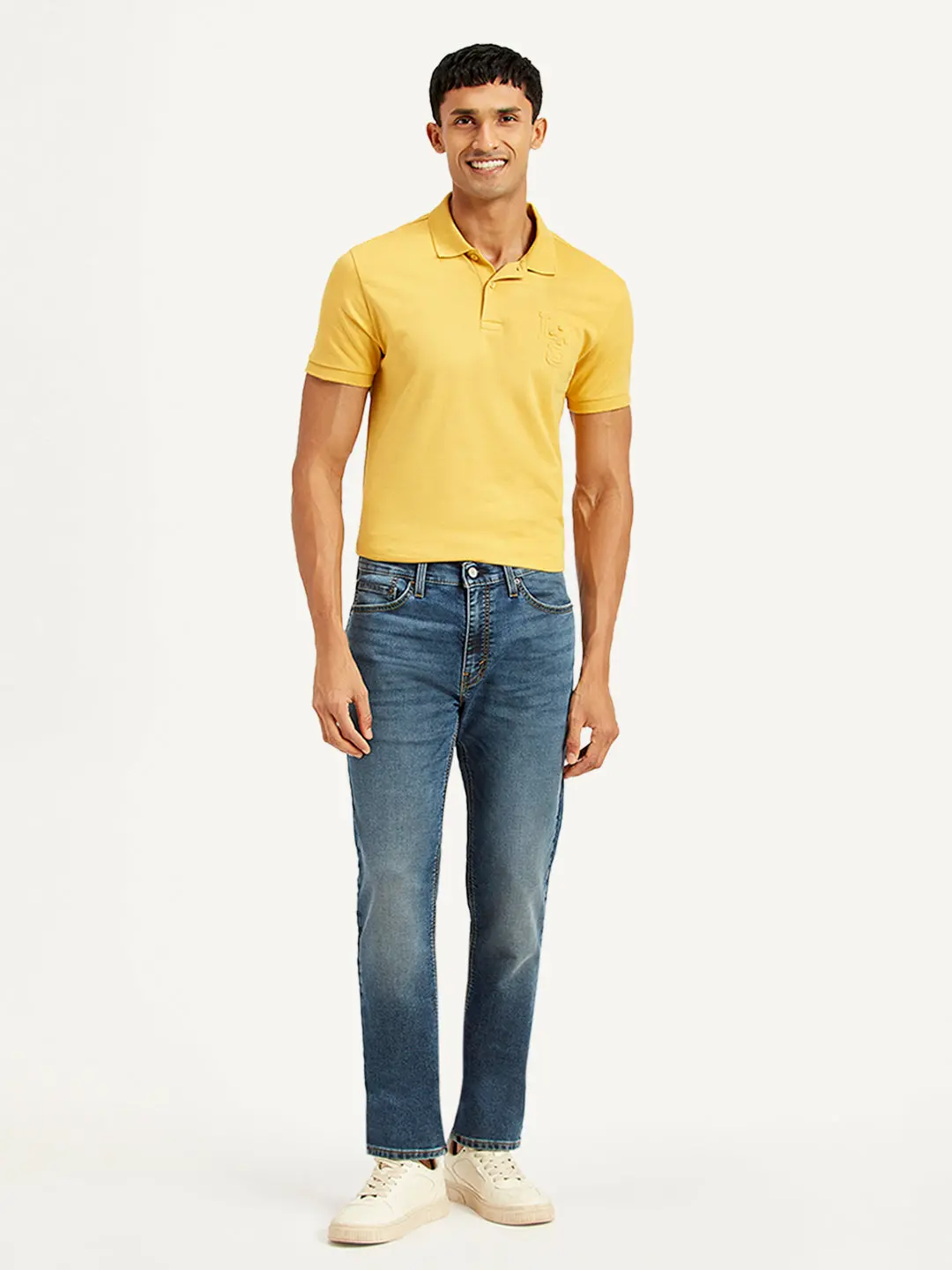 Men's 511 Blue Slim Fit Mid Rise Jeans 1