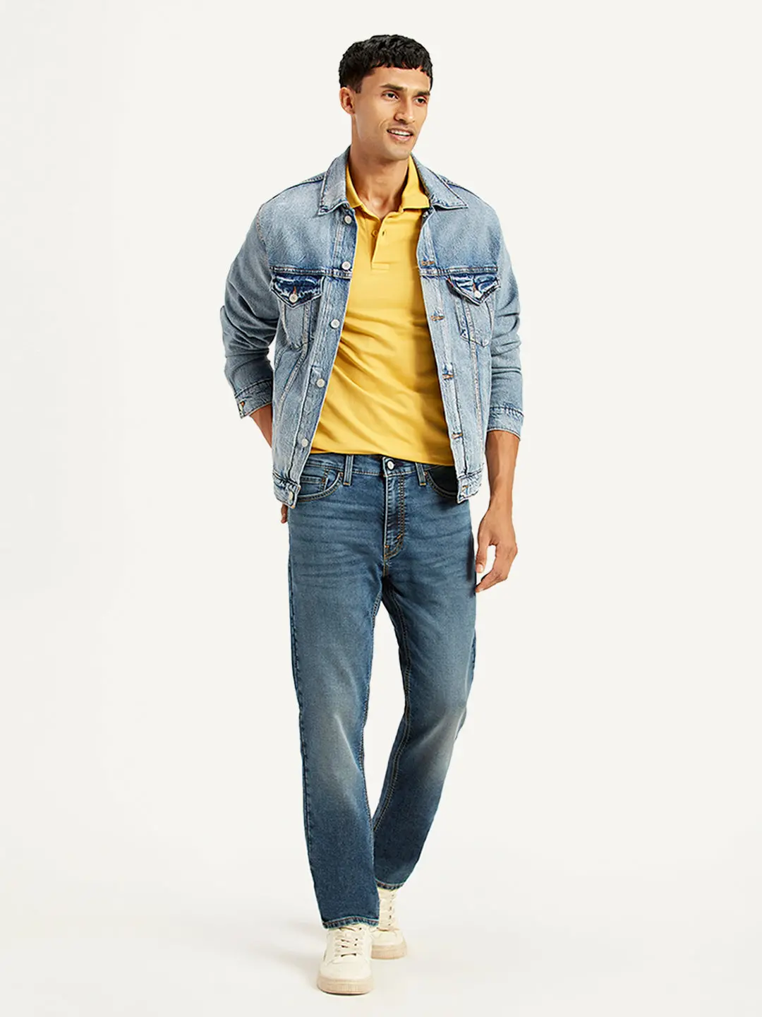 Men's 511 Blue Slim Fit Mid Rise Jeans 6