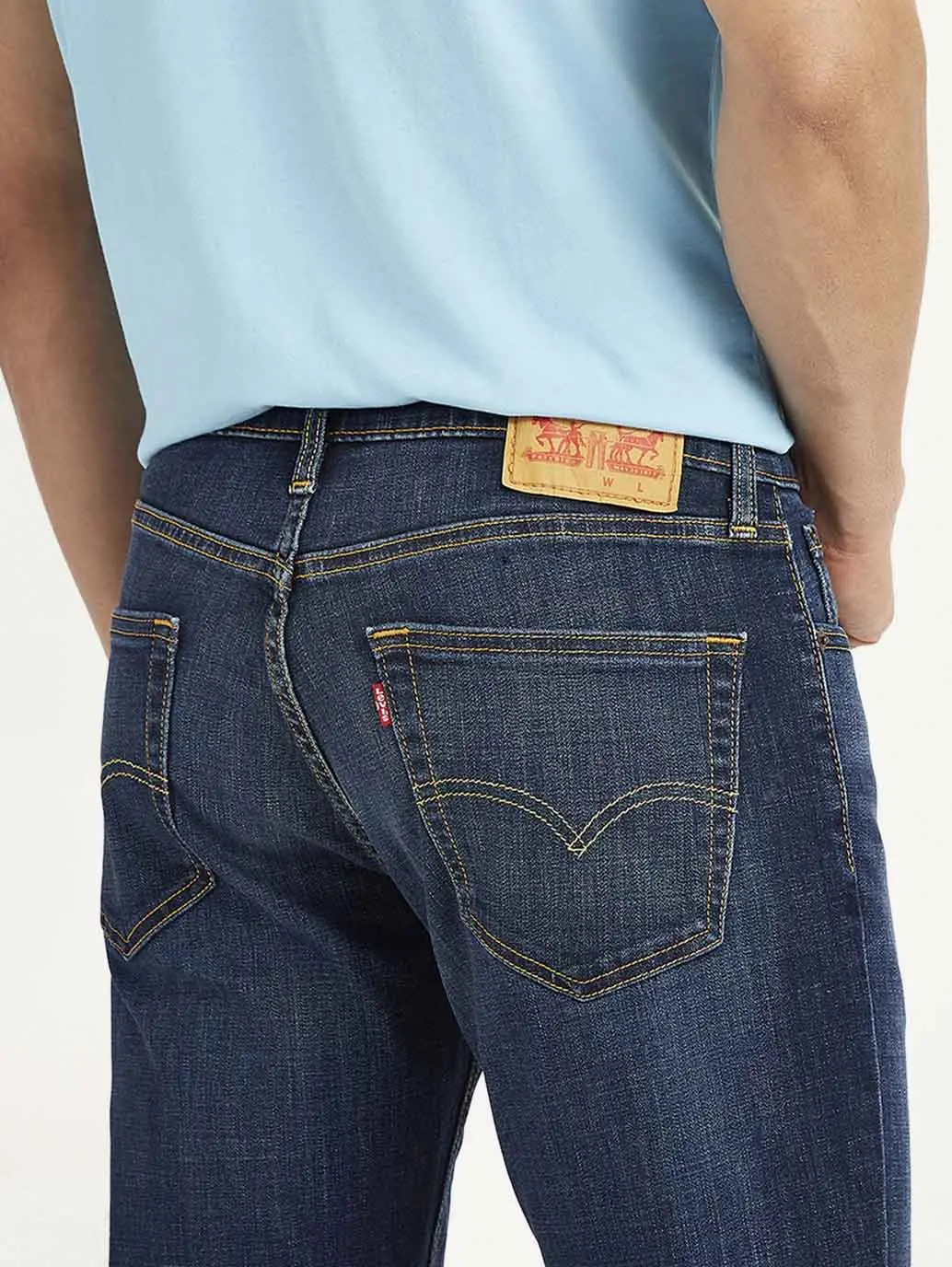 Men's 511 Blue Slim Fit Mid Rise Jeans 2