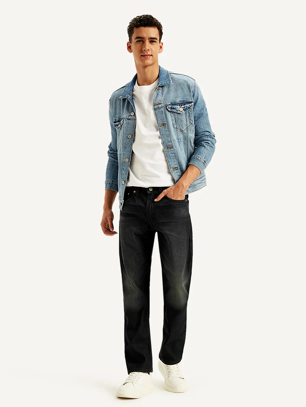 Men's 511 Black Slim Fit Mid Rise Jeans 1