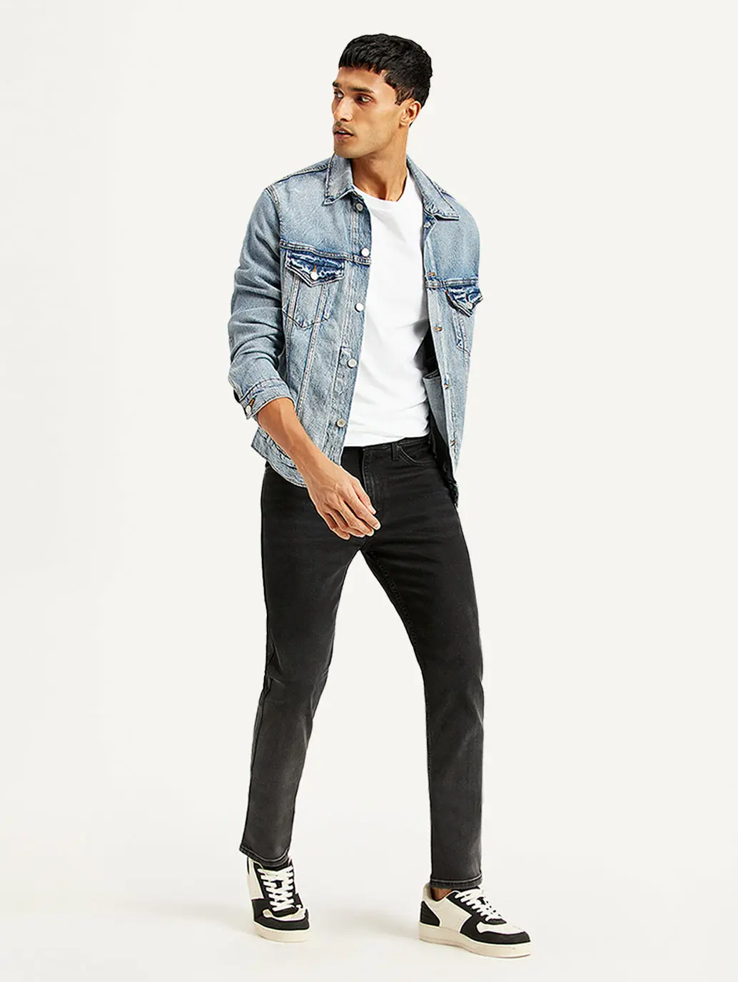 Men's 511 Black Slim Fit Mid Rise Jeans 1