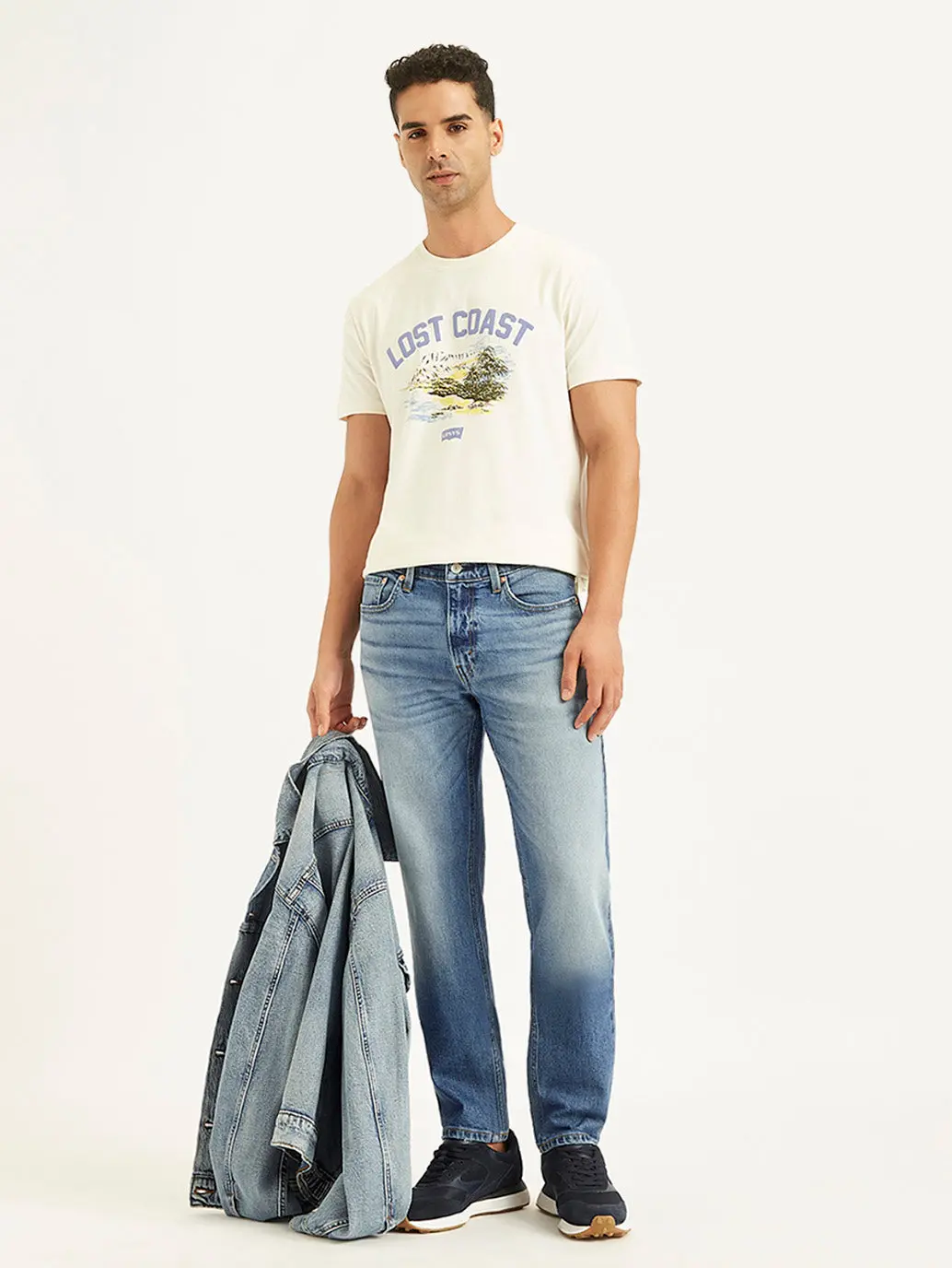Men's 511 Blue Slim Fit Mid Rise Jeans 1