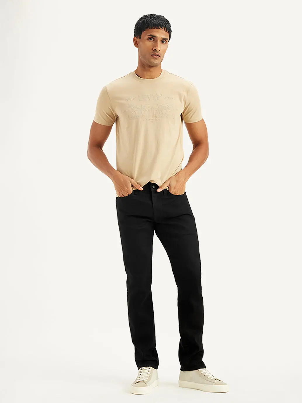 Men's 511 Black Slim Fit Mid Rise Jeans 1