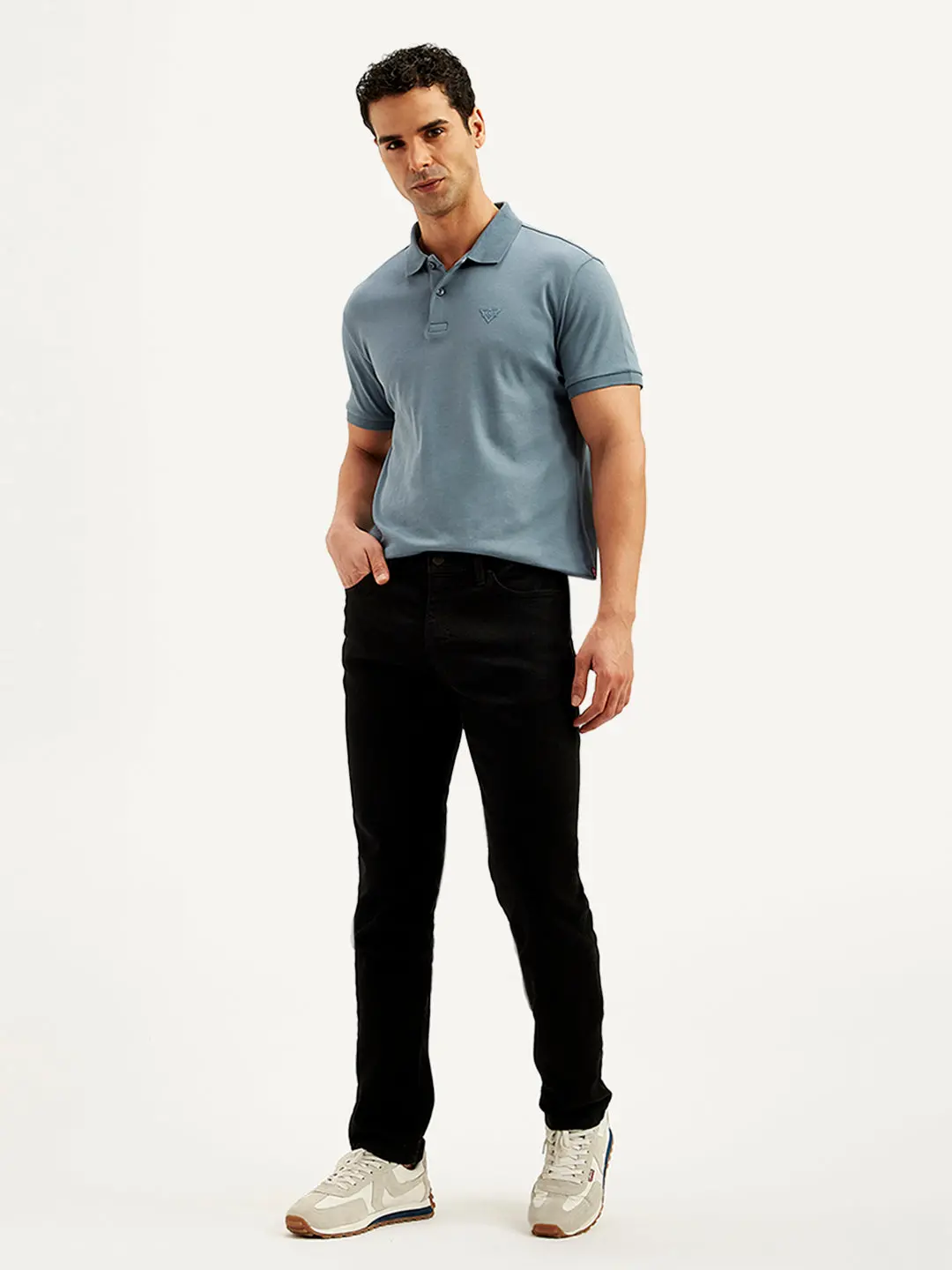 Men's 511 Black Slim Fit Mid Rise Jeans 1
