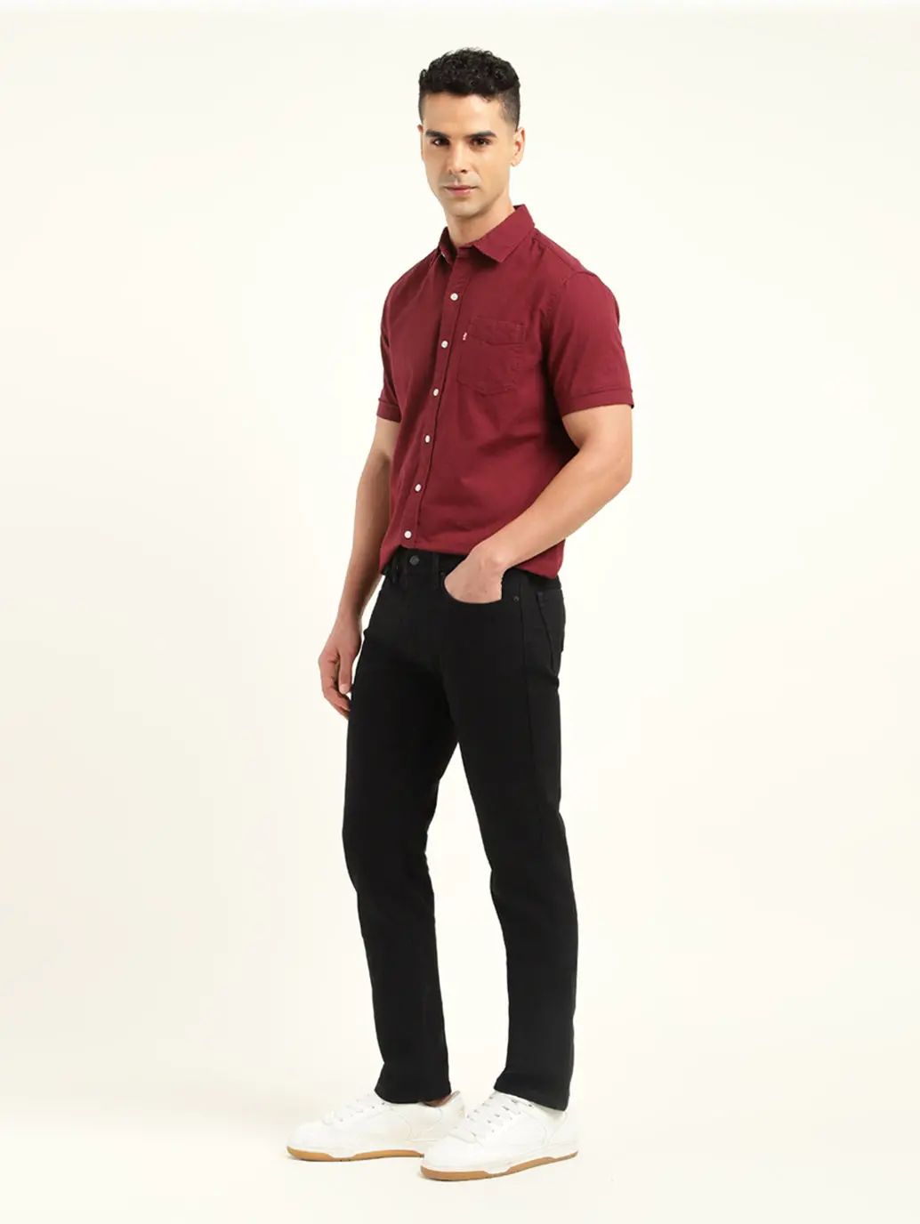Men's 511 Black Slim Fit Mid Rise Jeans 1