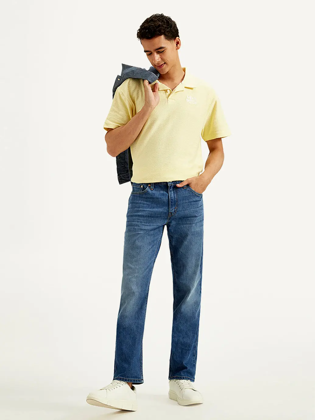 Men's 511 Blue Slim Fit Mid Rise Jeans 1