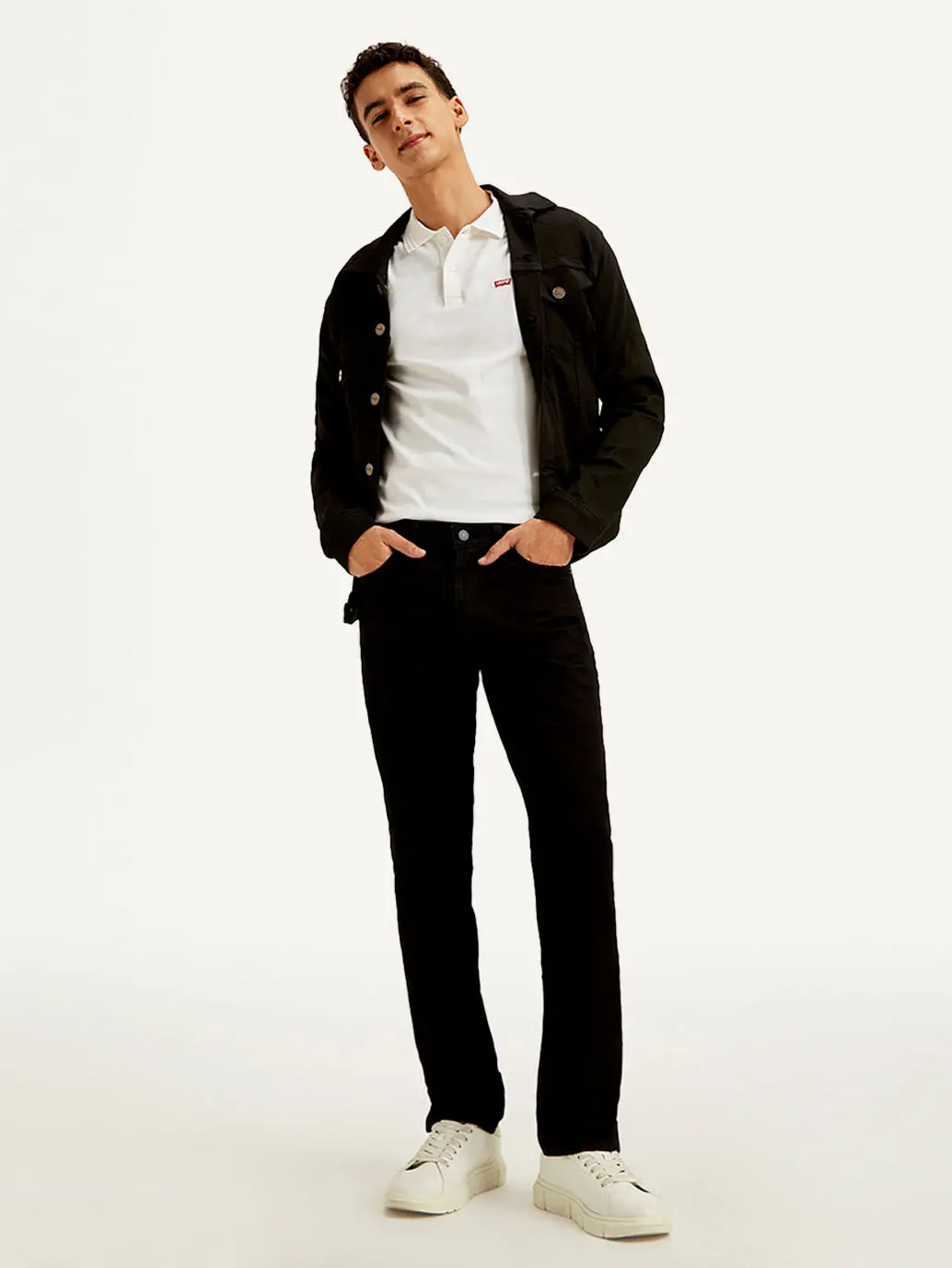 Men's 511 Black Slim Fit Mid Rise Jeans 1