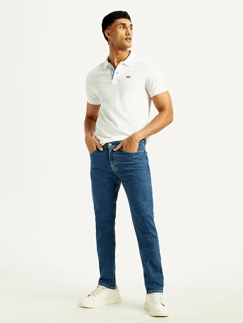 Men's 511 Blue Slim Fit Mid Rise Jeans 1