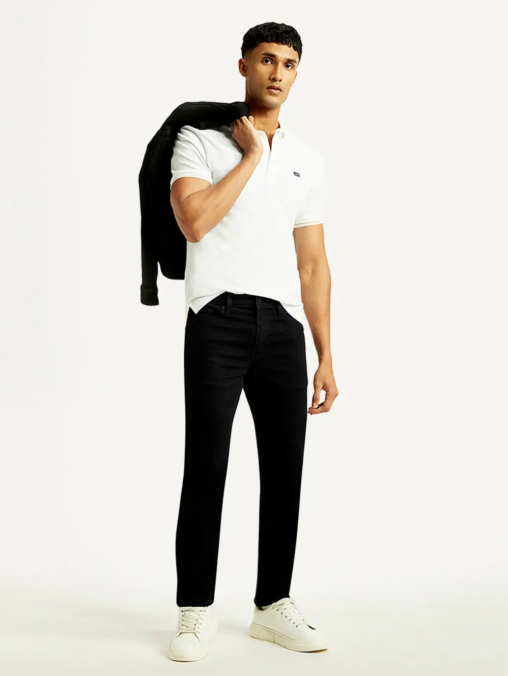Men's 511 Black Slim Fit Mid Rise Jeans 1