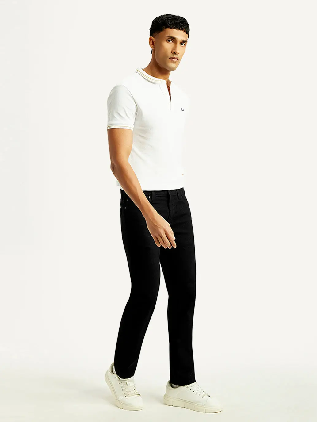 Men's 511 Black Slim Fit Mid Rise Jeans 6