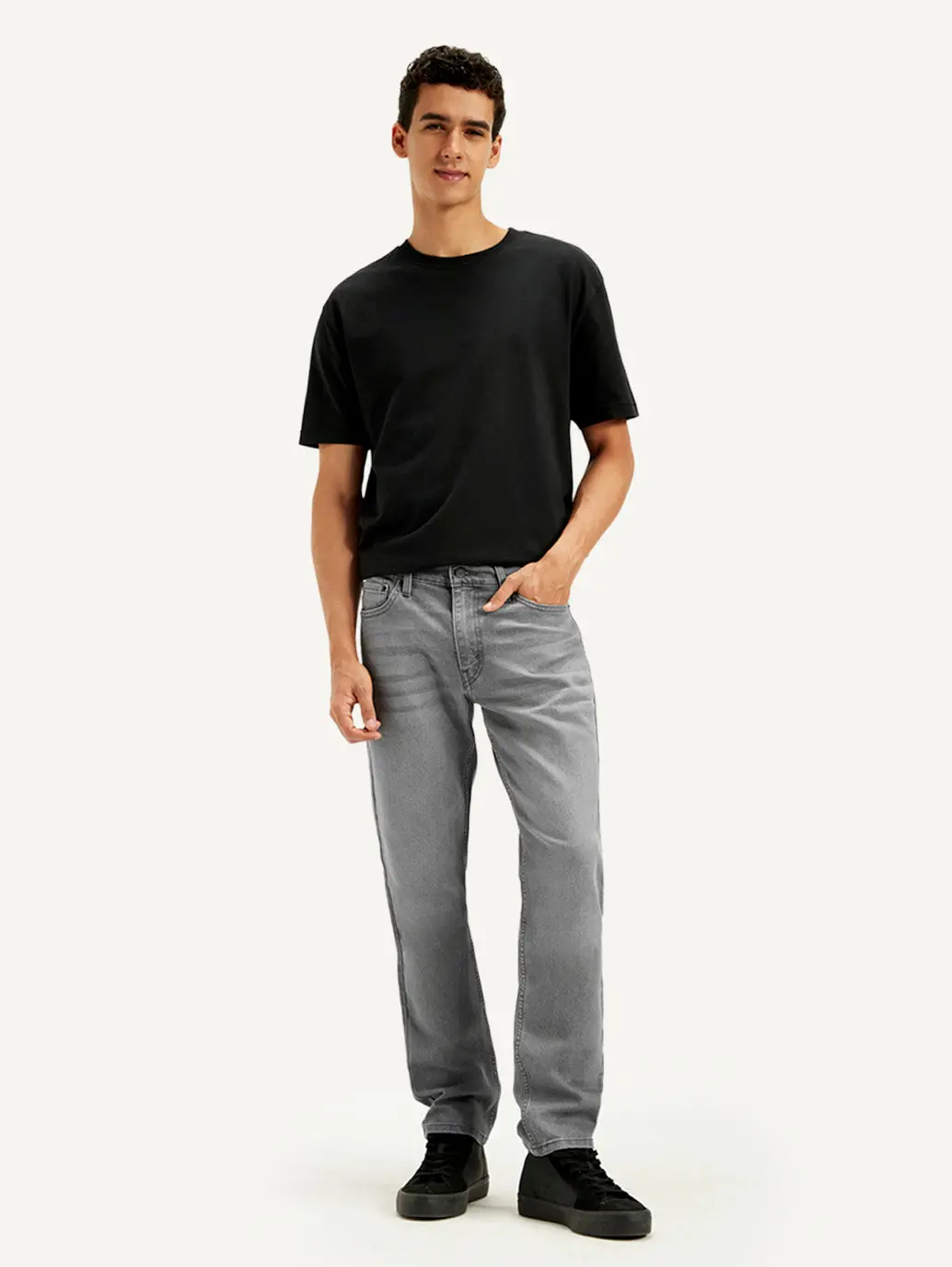 Men's 511 Grey Slim Fit Mid Rise Jeans 1