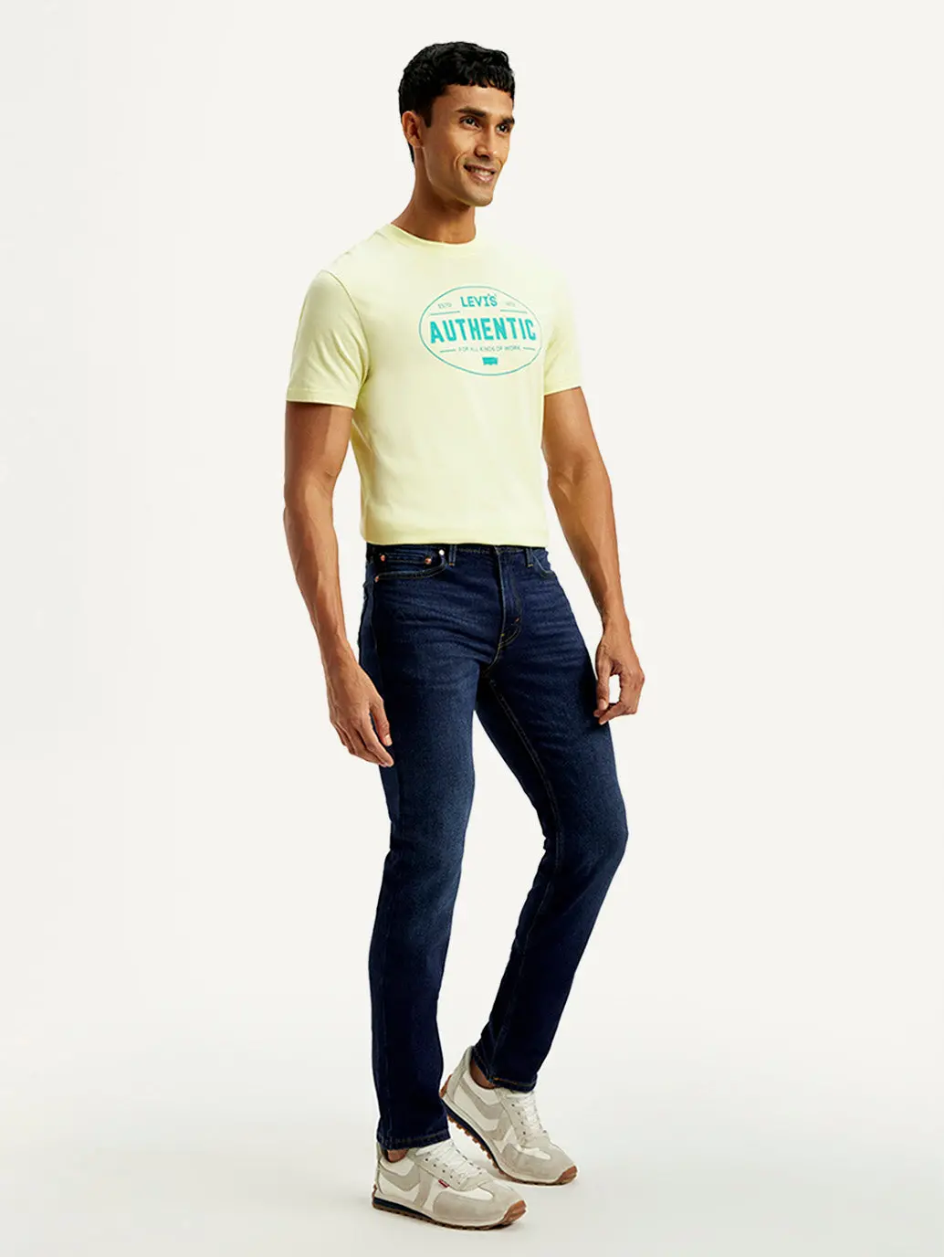 Men's 511 Navy Slim Fit Mid Rise Jeans 6