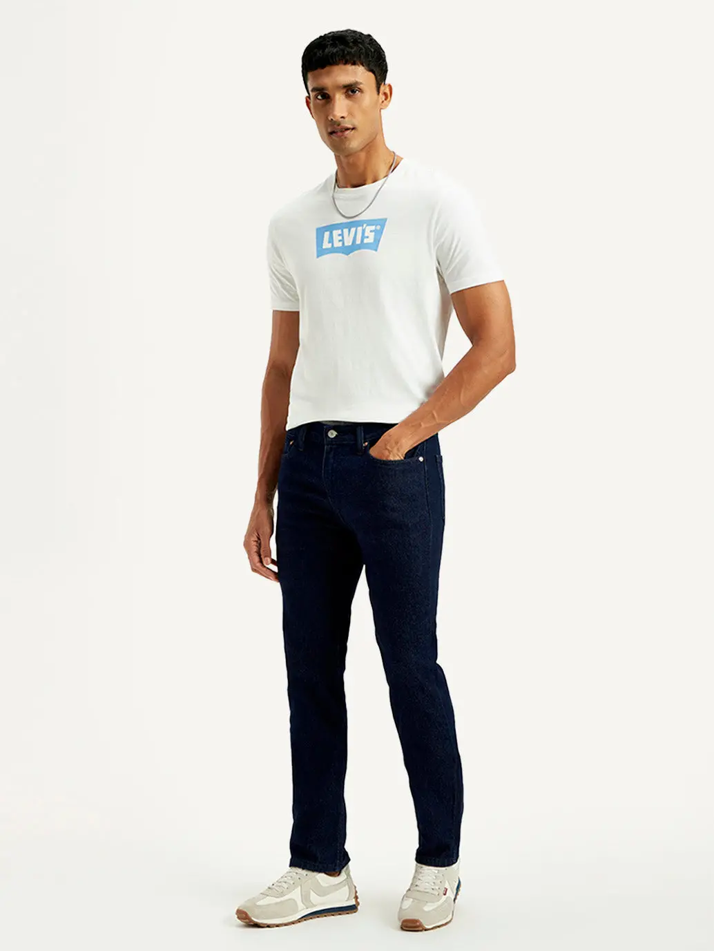 Men's 511 Navy Slim Fit Mid Rise Jeans 1