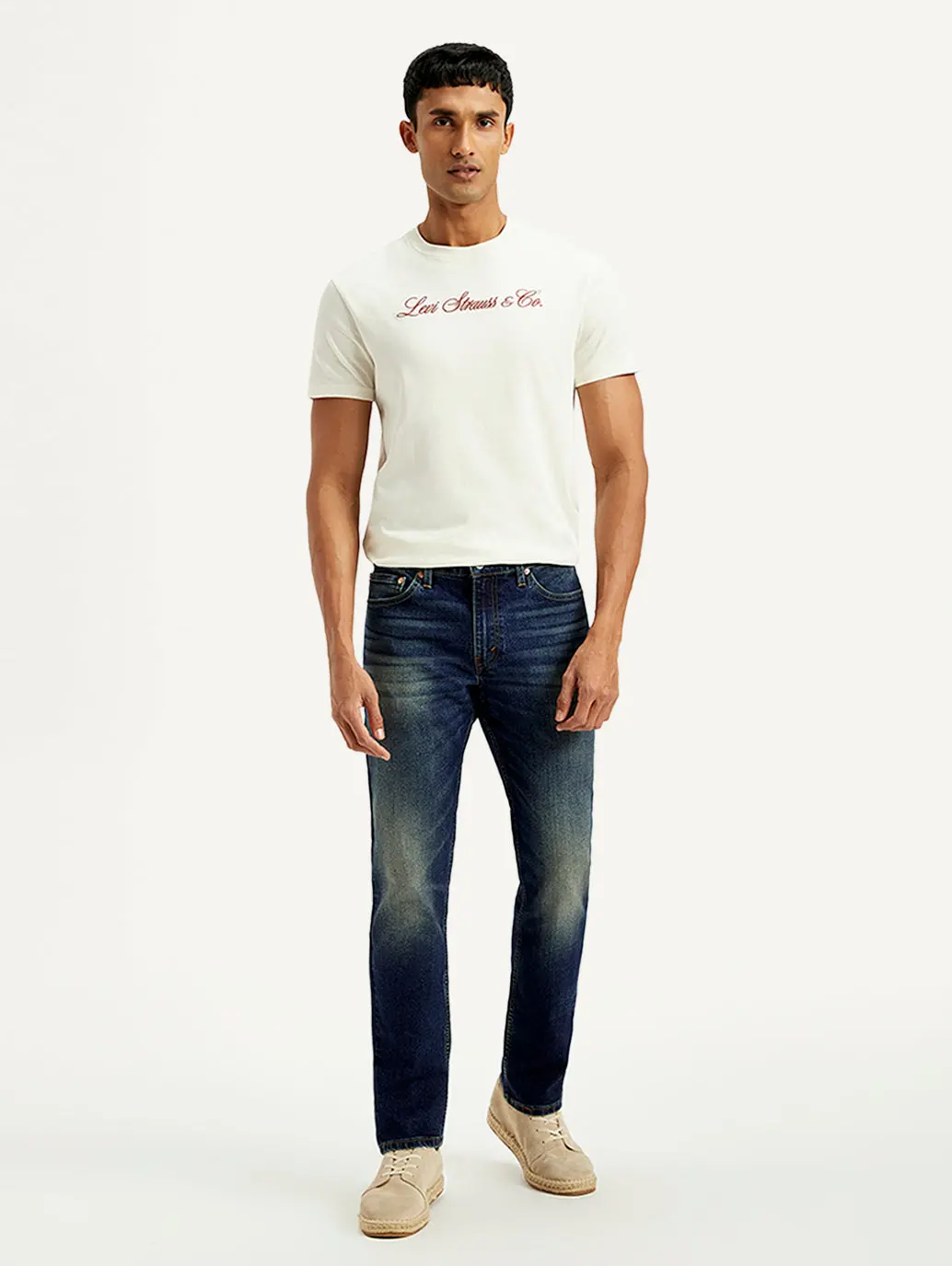 Men's Tinted 511 Blue Slim Fit Mid Rise Jeans 7