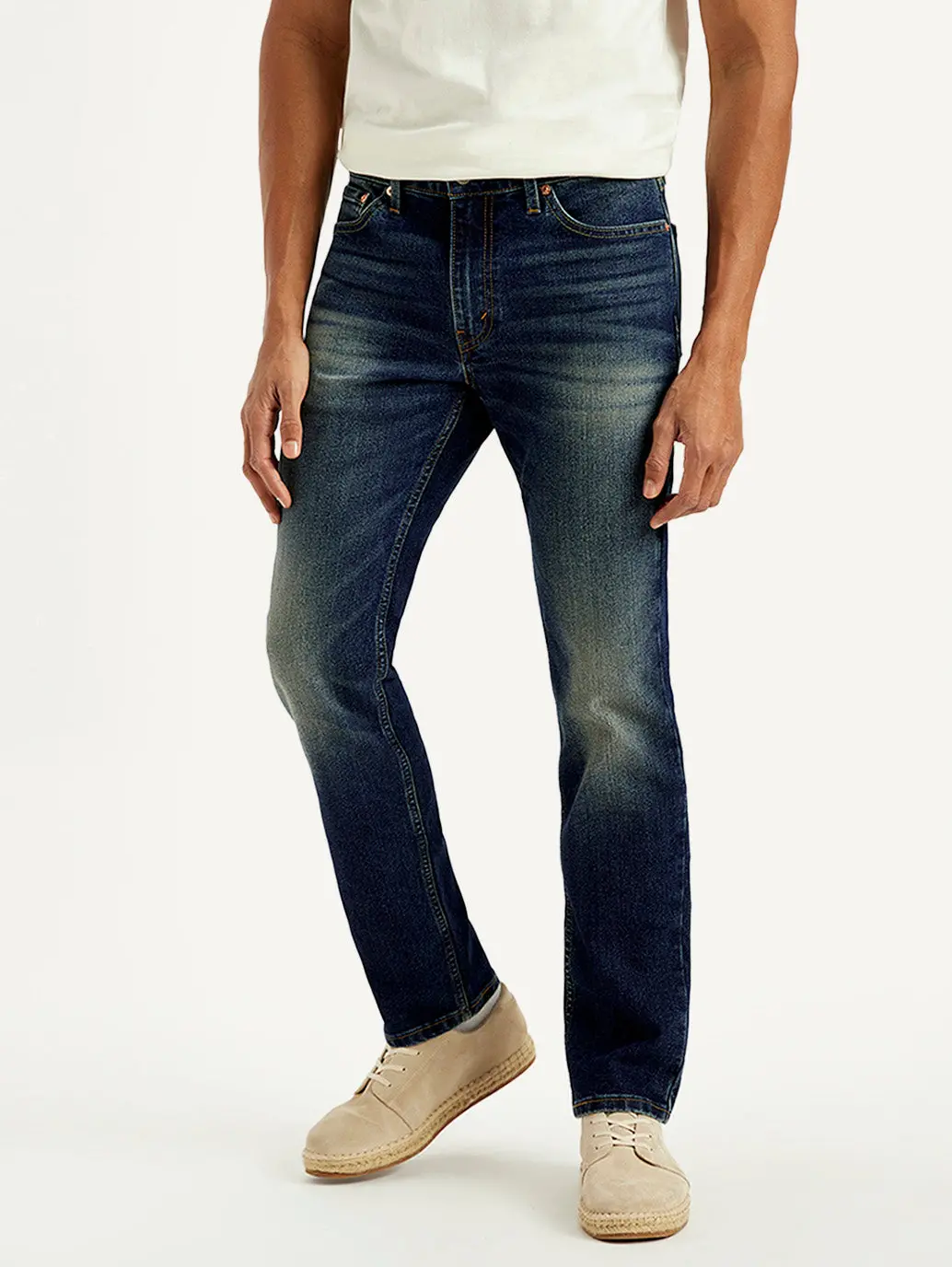 Men's Tinted 511 Blue Slim Fit Mid Rise Jeans 6