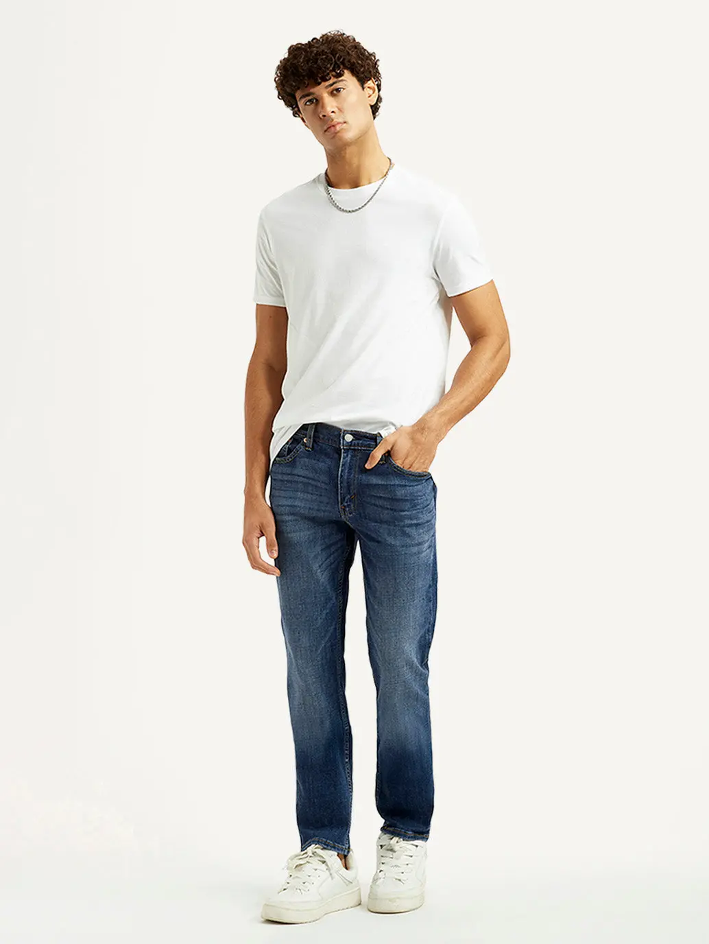 Men's 511 Blue Slim Fit Mid Rise Jeans 1
