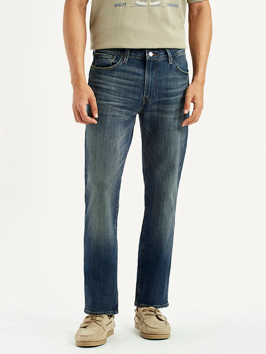 Men's 511 Blue Slim Fit Mid Rise Jeans 3