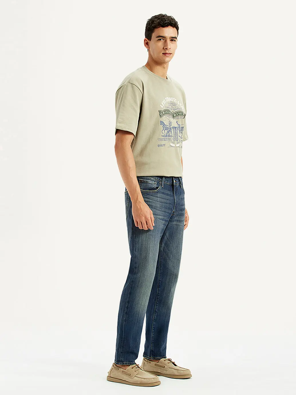 Men's 511 Blue Slim Fit Mid Rise Jeans 7