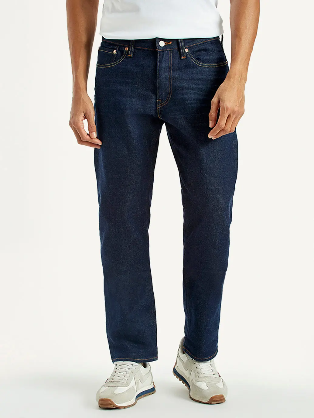 Men's 511 Dark Indigo Slim Fit Mid Rise Selvedge Jeans 7