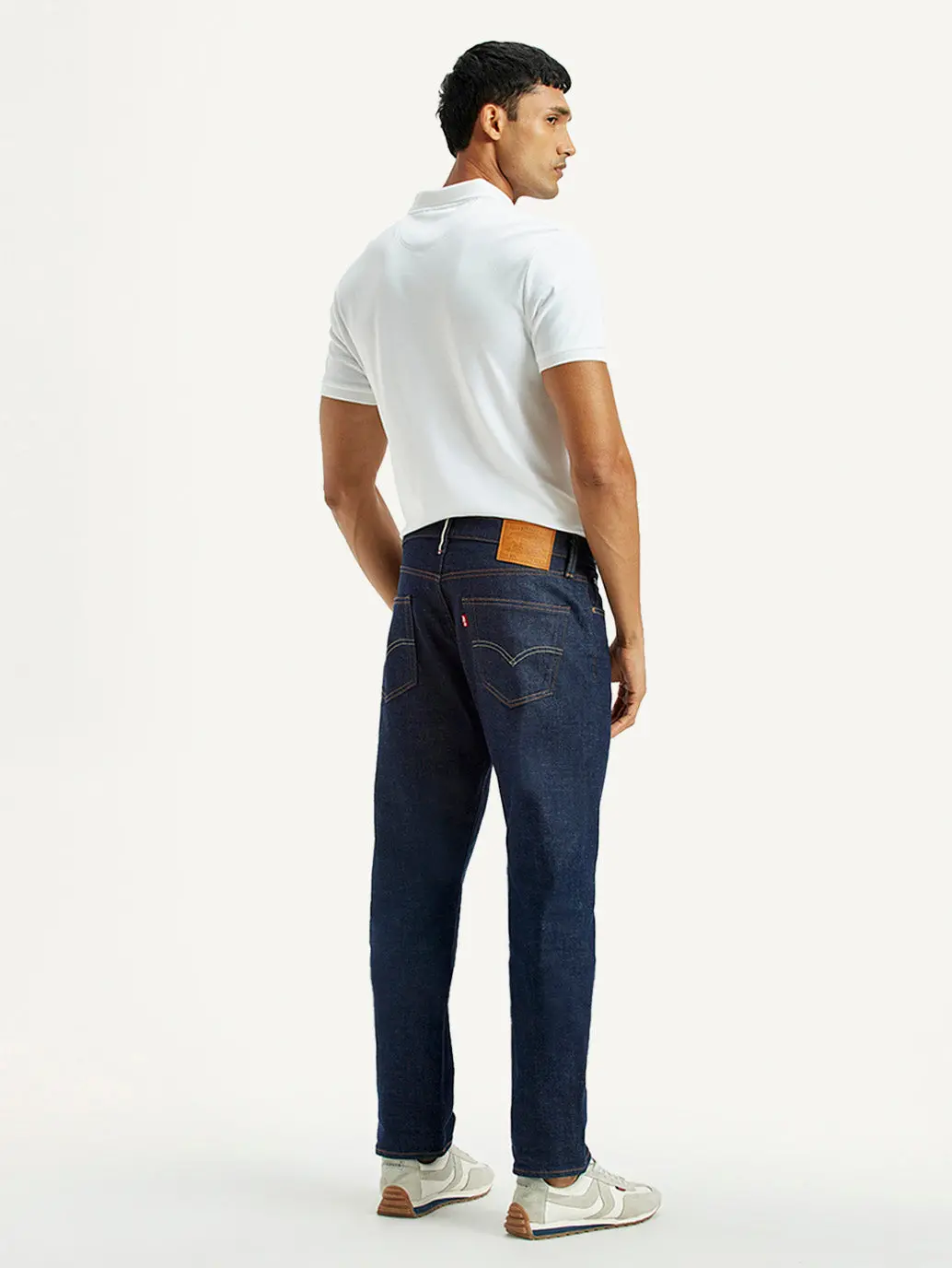 Men's 511 Dark Indigo Slim Fit Mid Rise Selvedge Jeans 2