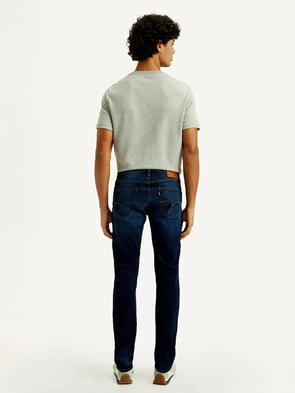 Men's 511 Indigo Slim Fit Mid Rise Linen Jeans 5