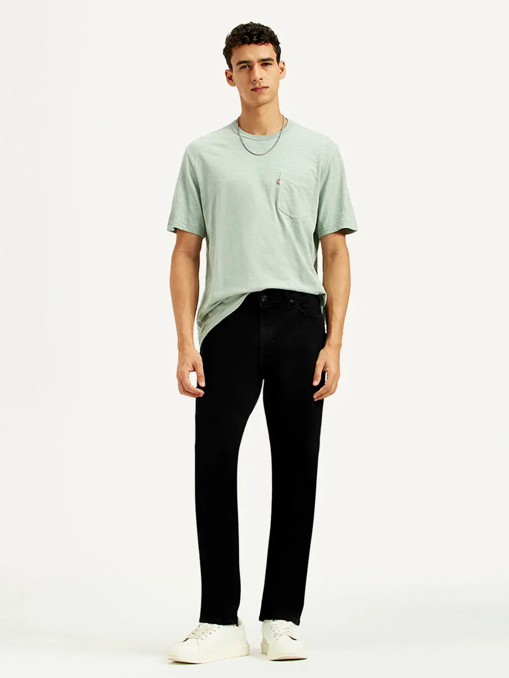 Men's 511 Black Slim Fit Mid Rise Jeans 1