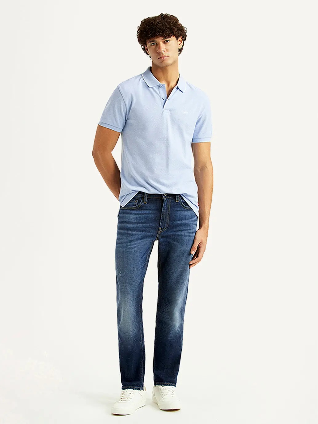 Men's 511 Blue Slim Fit Mid Rise Selvedge Jeans 1