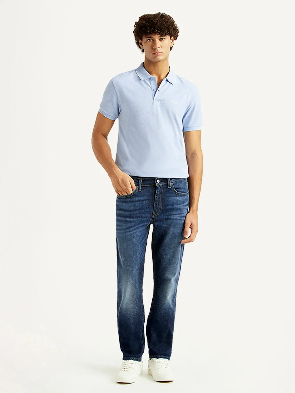 Men's 511 Blue Slim Fit Mid Rise Selvedge Jeans 6