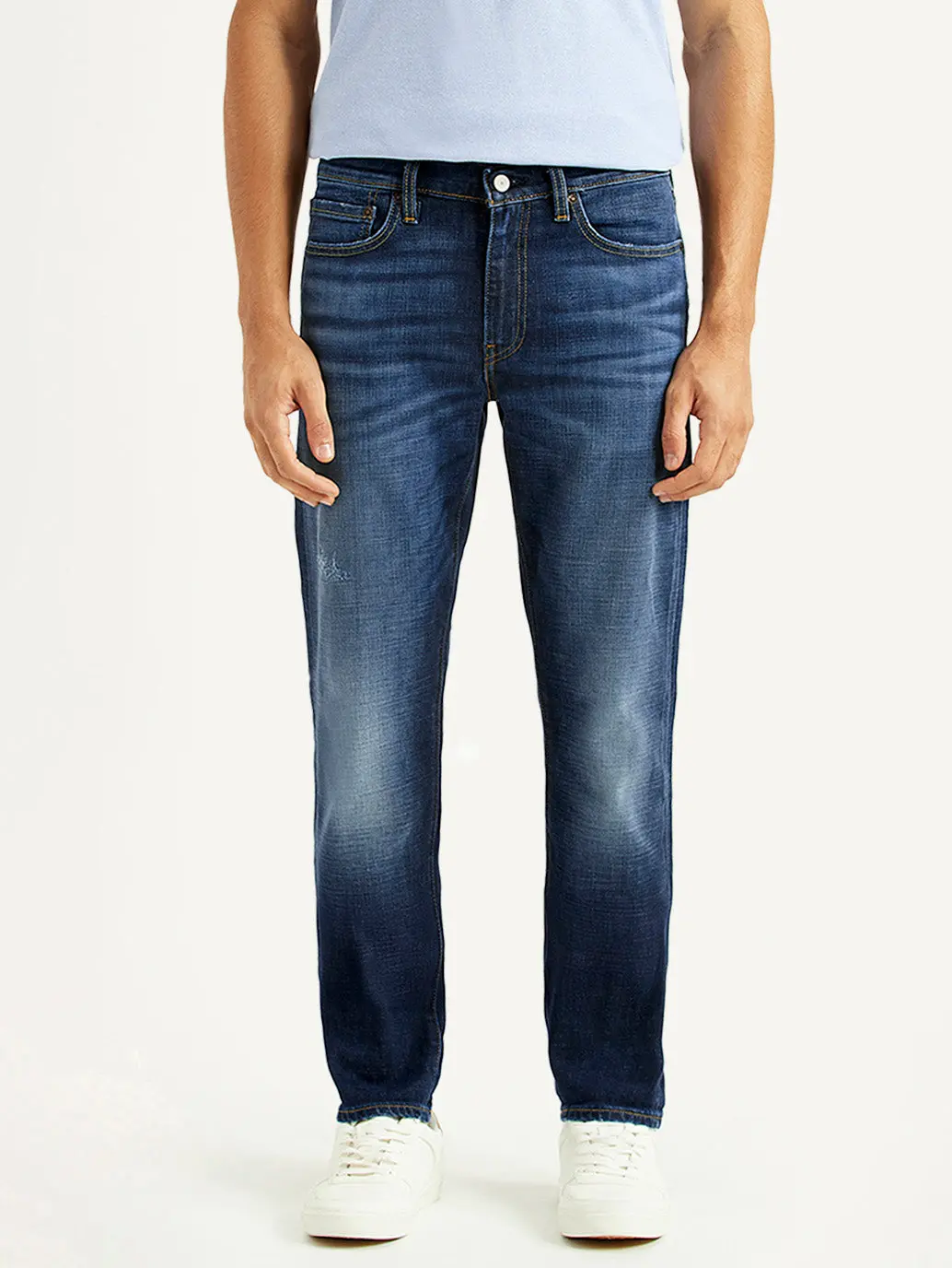 Men's 511 Blue Slim Fit Mid Rise Selvedge Jeans 2