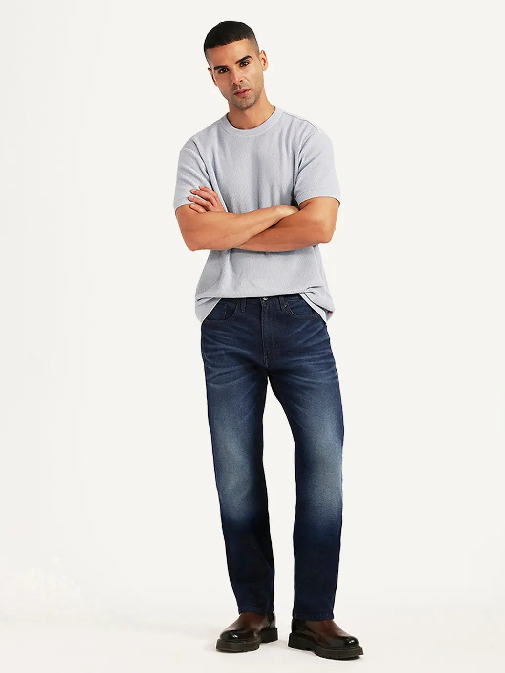 Men's 511 Dark Blue Slim Fit Hyper Stretch Jeans 1