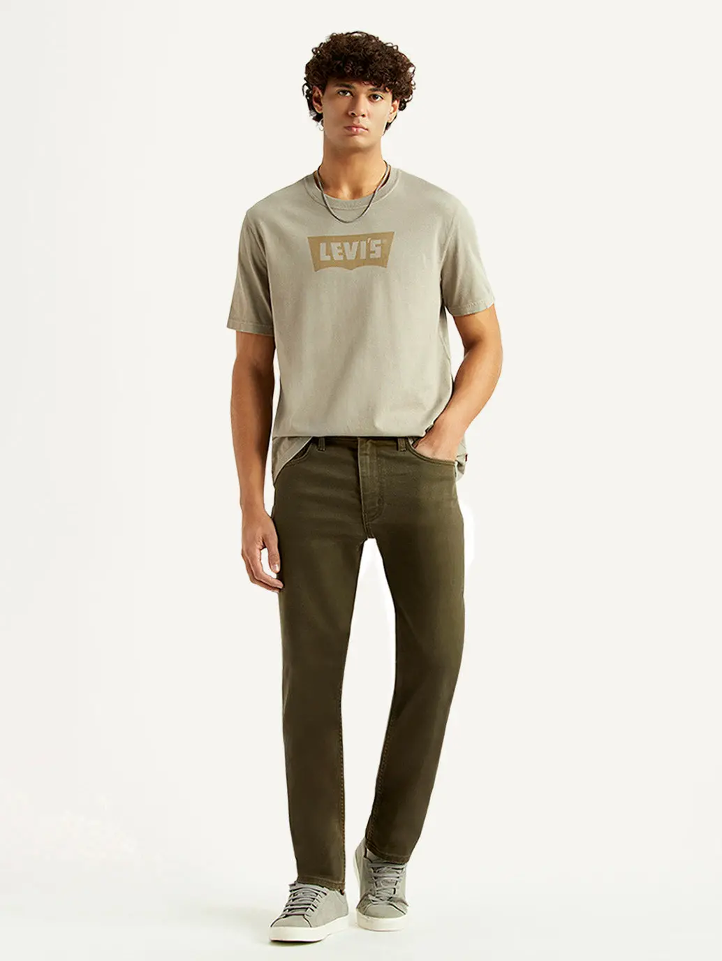 Men's 511 Olive Slim Fit Mid Rise Jeans 1