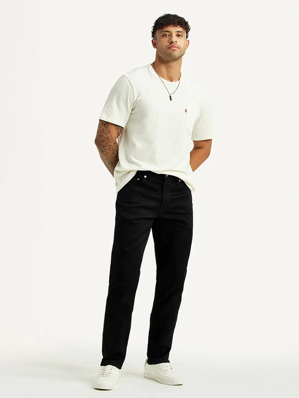 Men's 511 Black Slim Fit Mid Rise Jeans 1
