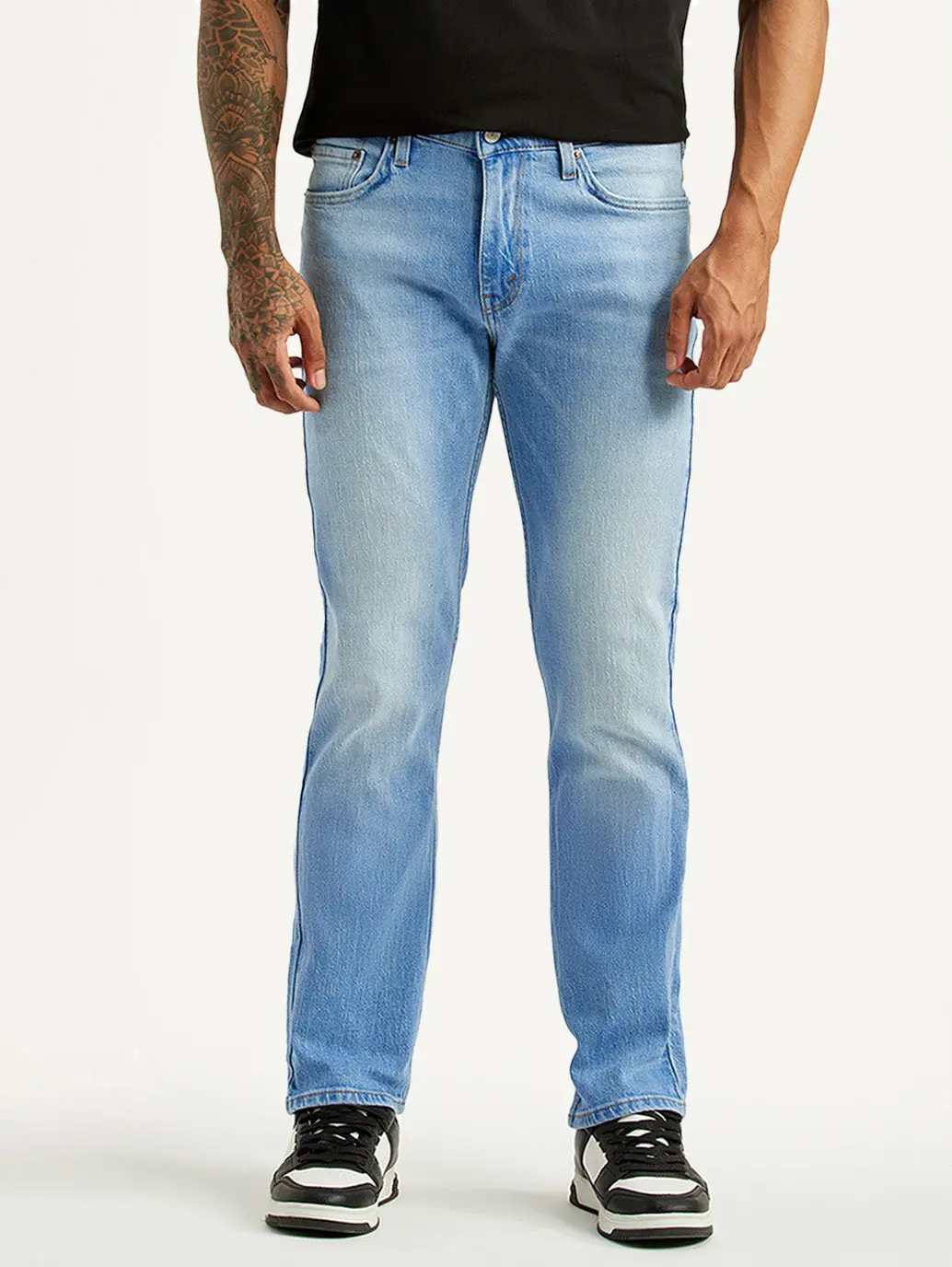 Men's 511 Light Blue Slim Fit Mid Rise Jeans 2