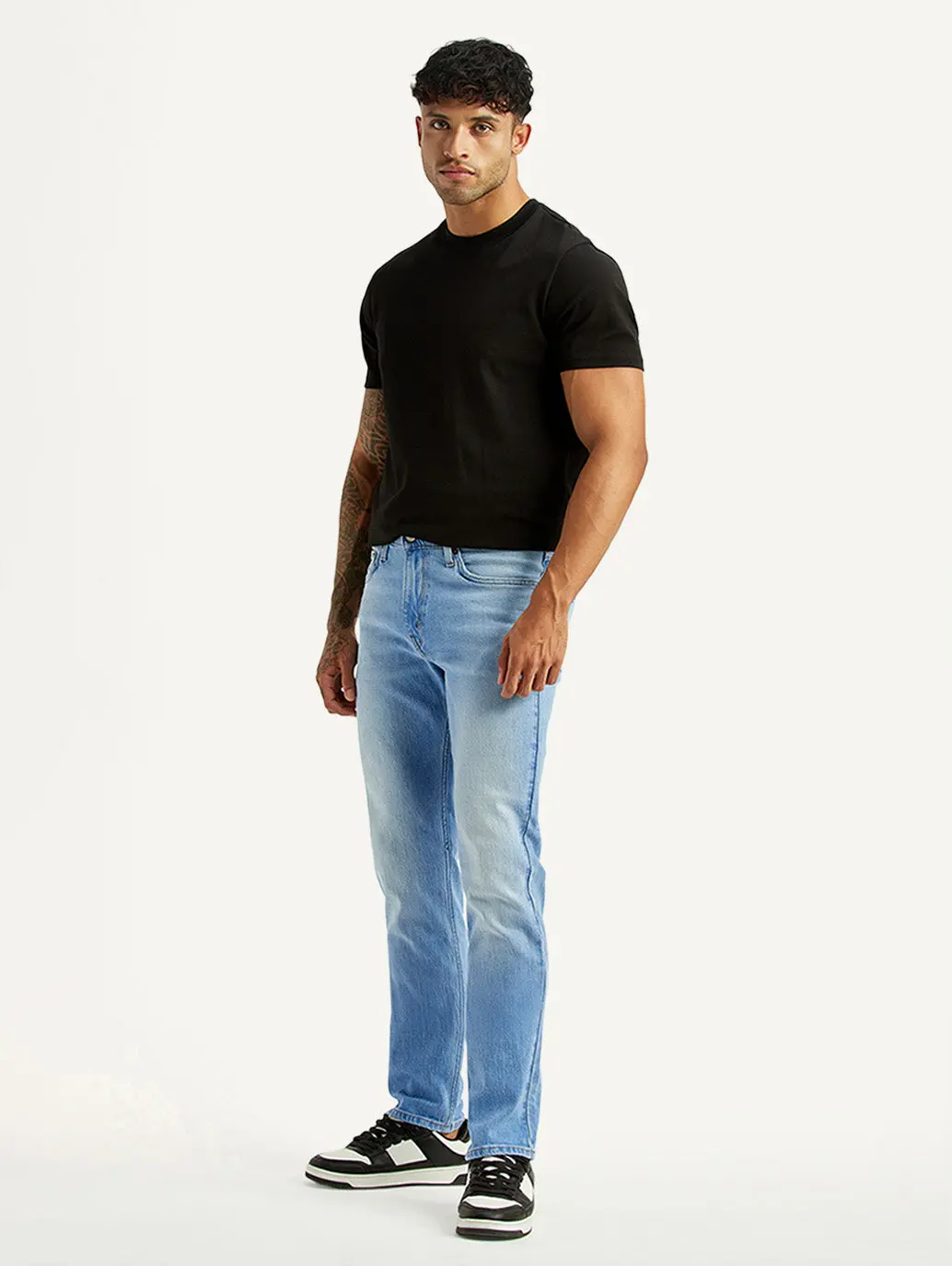 Men's 511 Light Blue Slim Fit Mid Rise Jeans 6