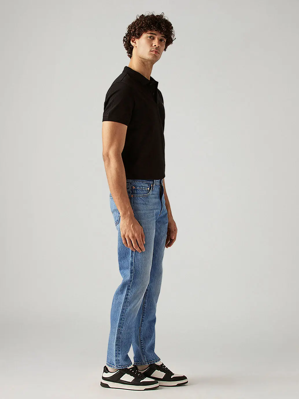 Men's 511 Blue Slim Fit Mid Rise Selvedge Jeans 6