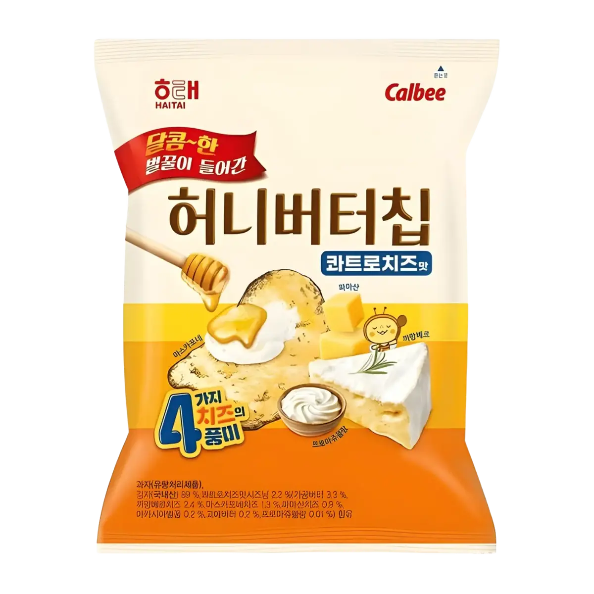 Haitai Honey Butter Chips Quattro Cheese 96G 1