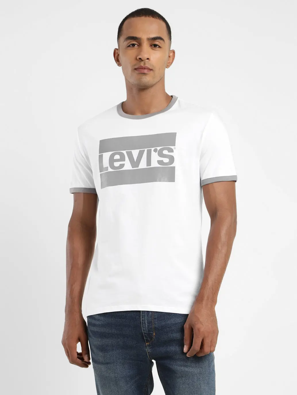 Men's Brand Logo Slim Fit T-Shirt 1