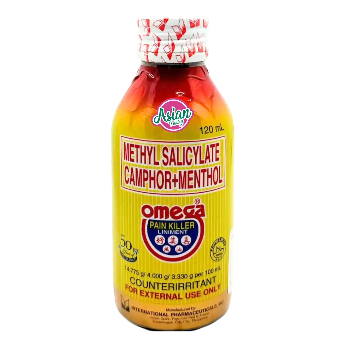 Omega Pain Killer Liniment 120Ml 1