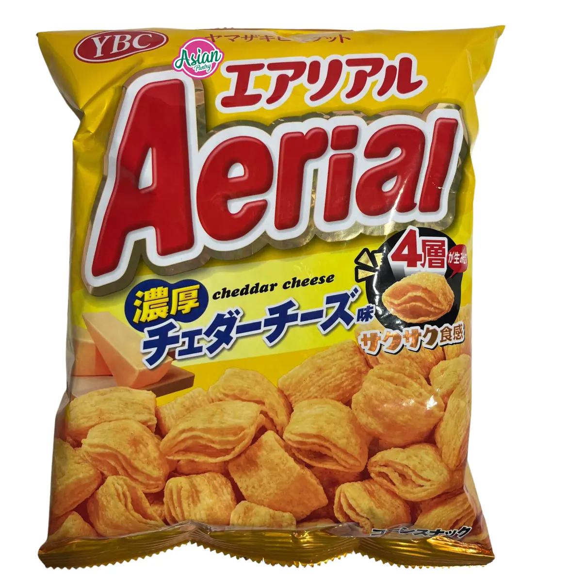 Ybc Aerial Corn Rich Cheddar Cheese Snack 70G 1