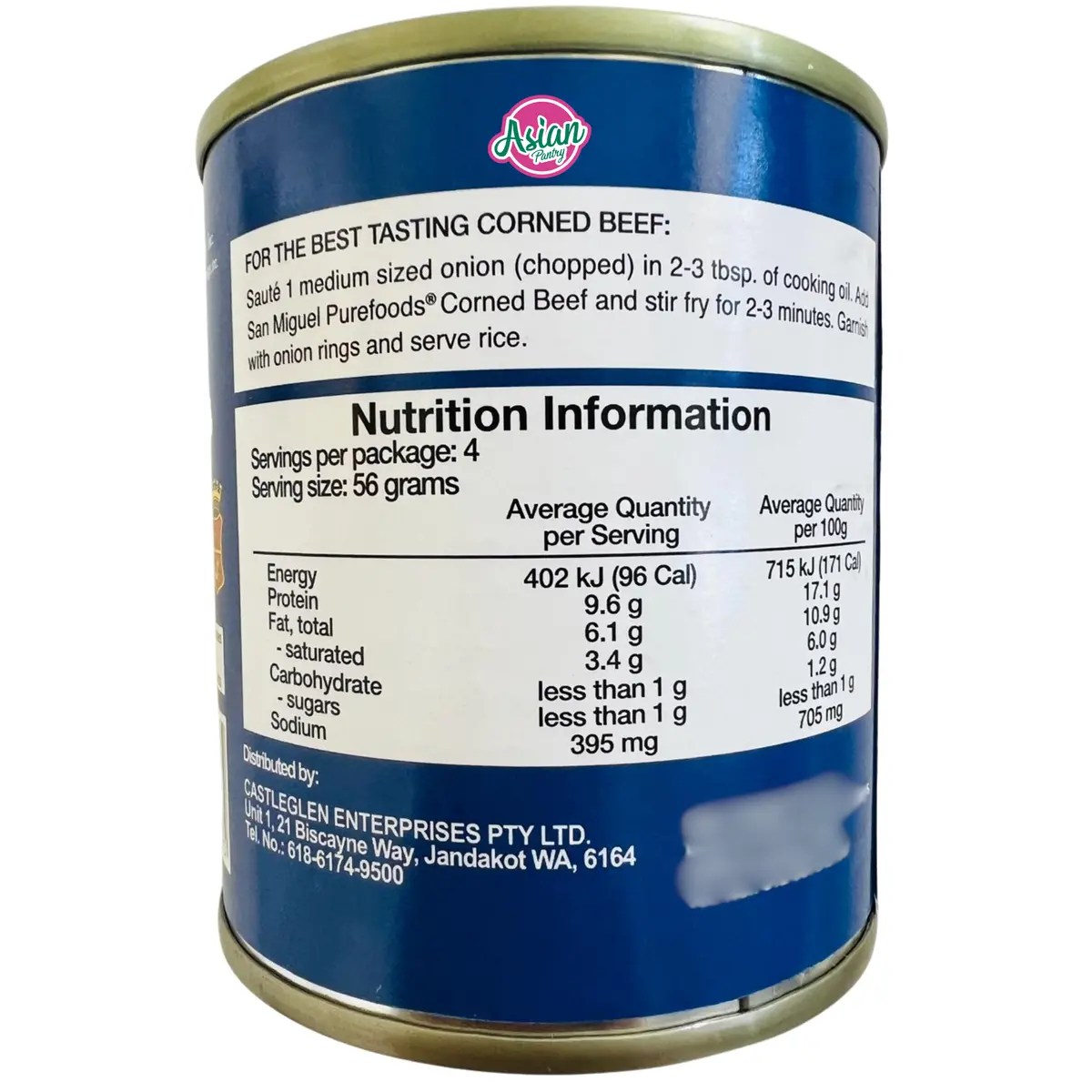 Pure Foods Corned Beef 210G 2