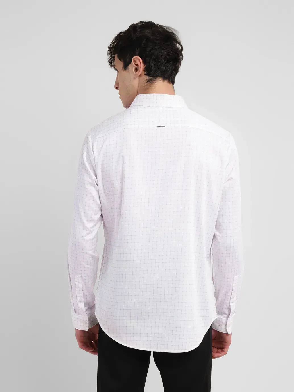 Men's Redloop Checkered Slim Fit Shirt 3