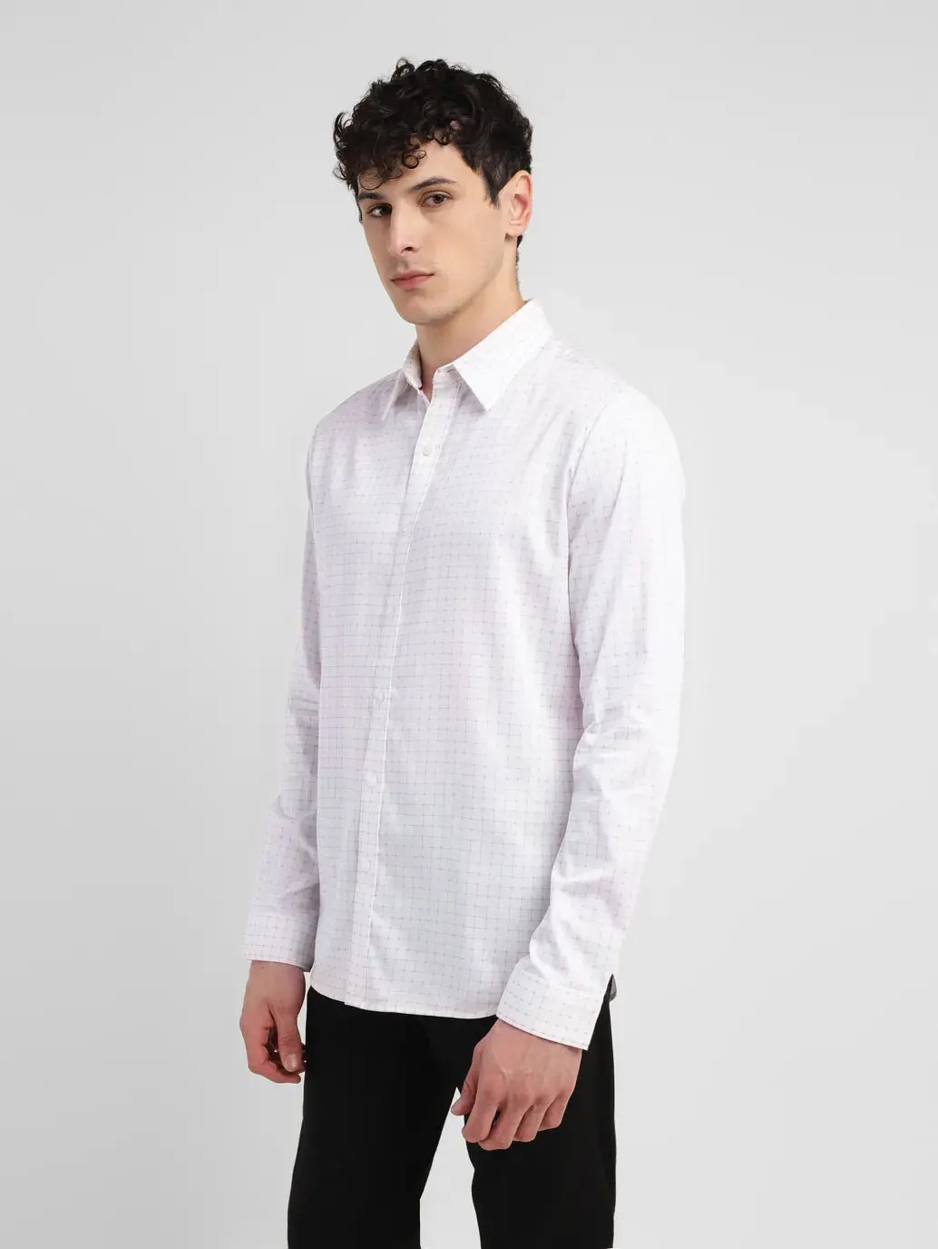 Men's Redloop Checkered Slim Fit Shirt 4