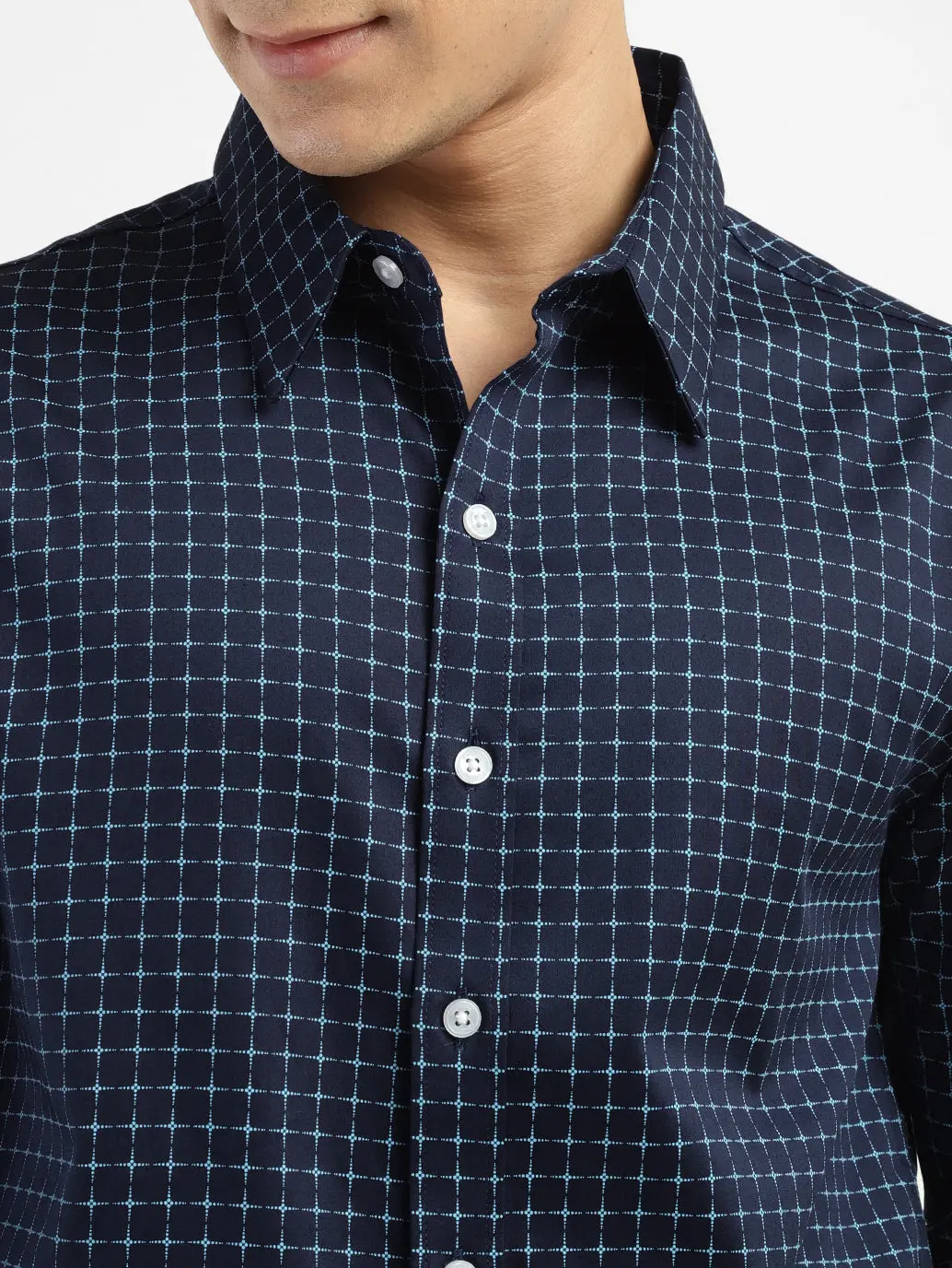 Men's Redloop Checkered Spread Collar Shirt 5