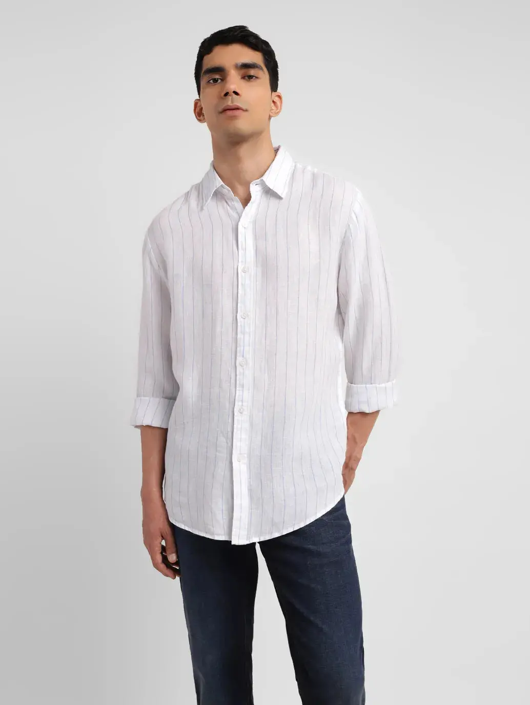 Men's Striped Slim Fit Shirt 1