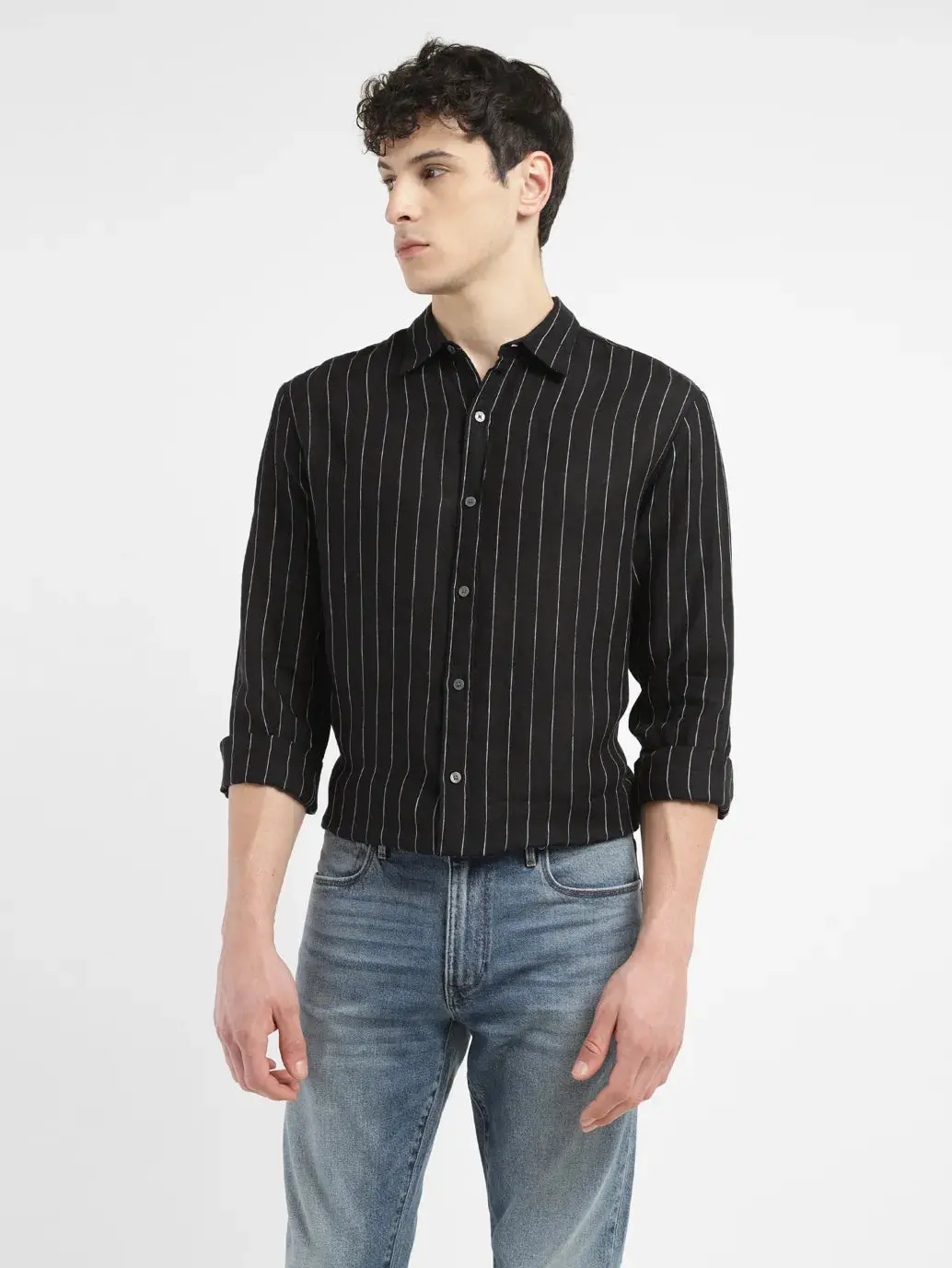 Men's Striped Slim Fit Shirt 1