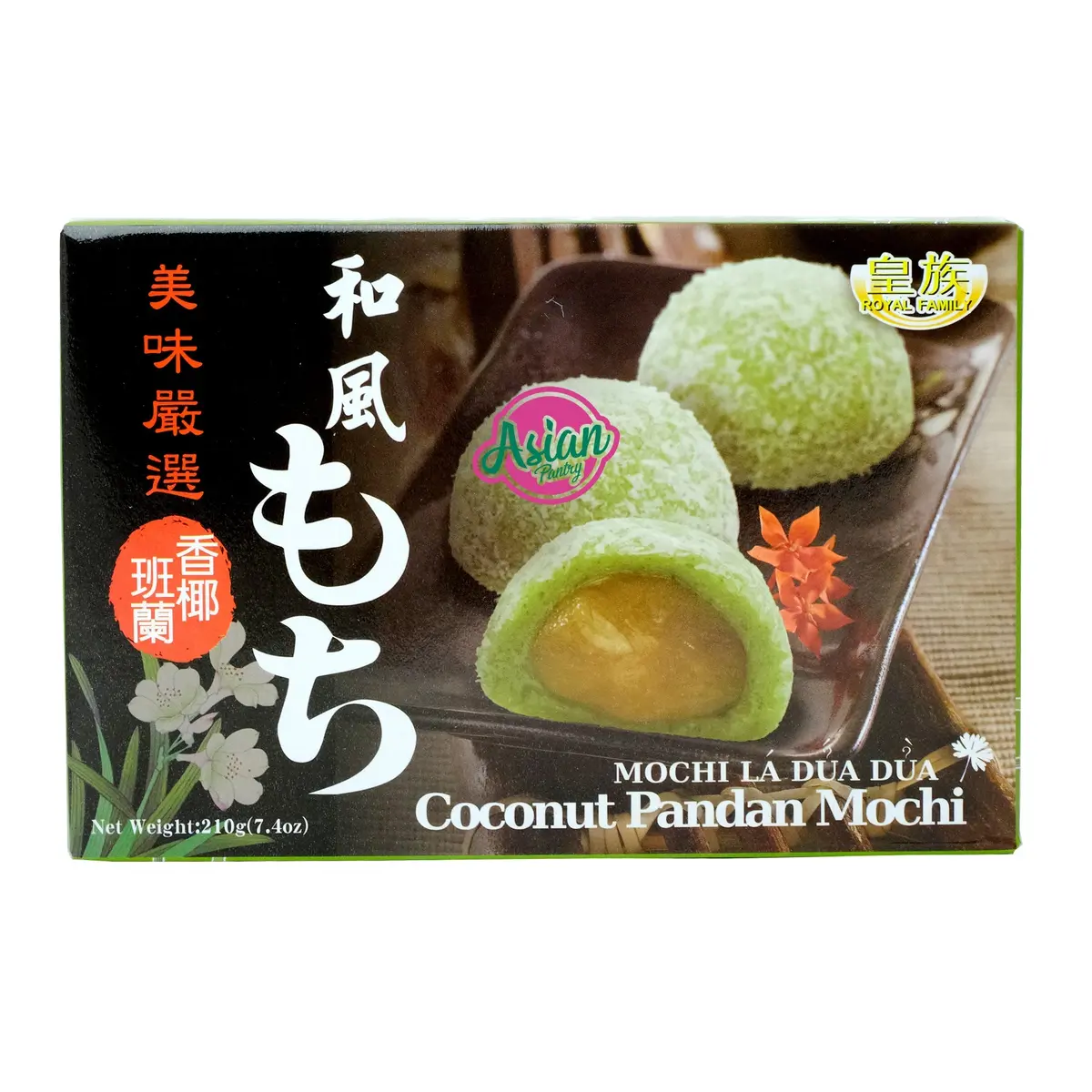 Royal Family Coconut Pandan Mochi 210G 1