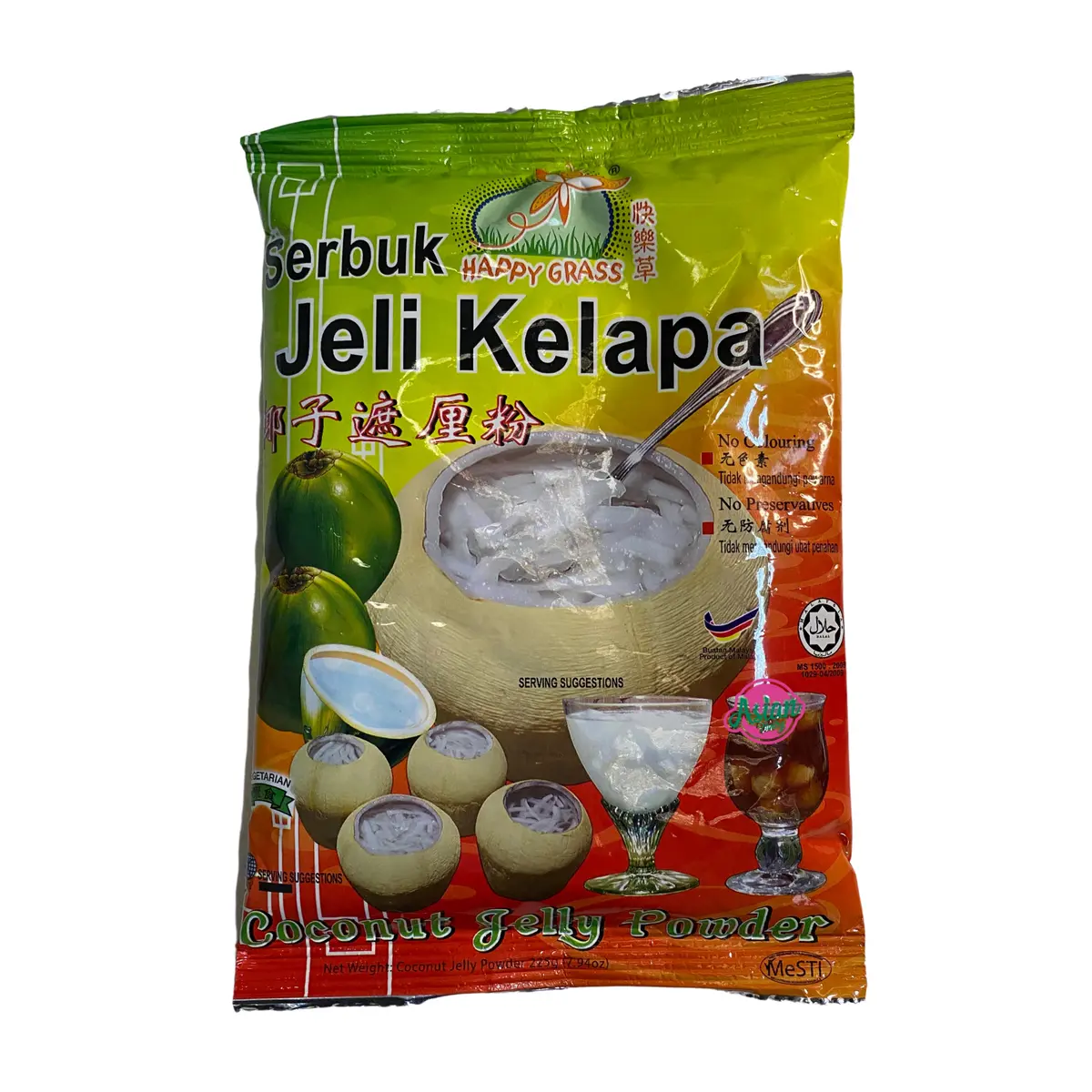 Happy Grass Coconut Jelly Powder 225G 1